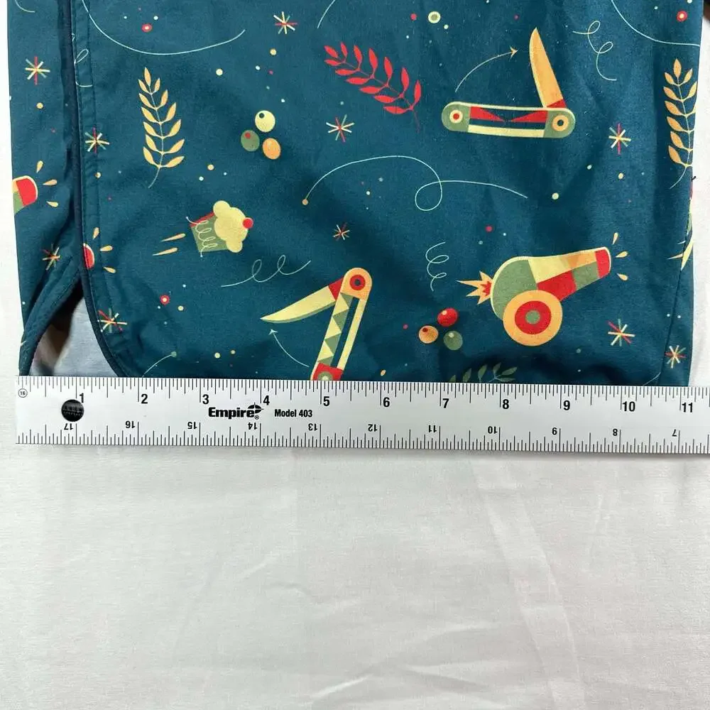 Johnny Cupcakes All-Over Print Cannon and Knife Pattern Swim Boardshorts